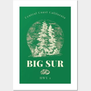 Big Sur Camping Posters and Art